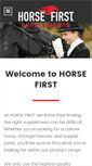 Mobile Screenshot of horsefirst.net